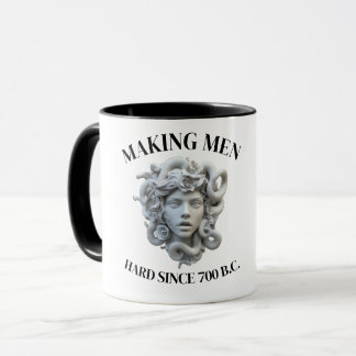 MEDUSA, FÅR MÄN HÅRDA SEDAN 700 F.KR. MUGG