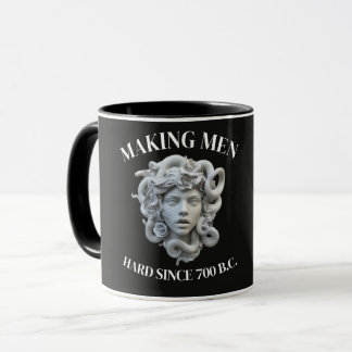 MEDUSA, FÅR MÄN HÅRDA SEDAN 700 F.KR. MUGG