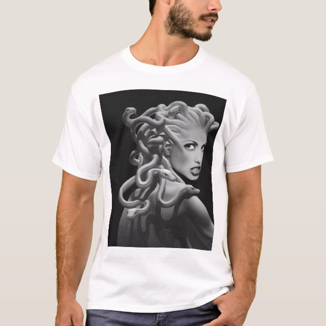 Medusa förenklad T-tröja Tee (Framsida)