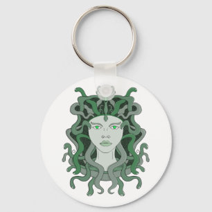 Medusa Gorgo Orm Gorgon Monster Grekisk Mytologi Nyckelring
