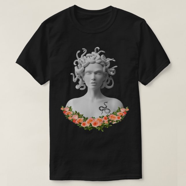 Medusa Gorgon Greek Mythology  T Shirt (Design framsida)