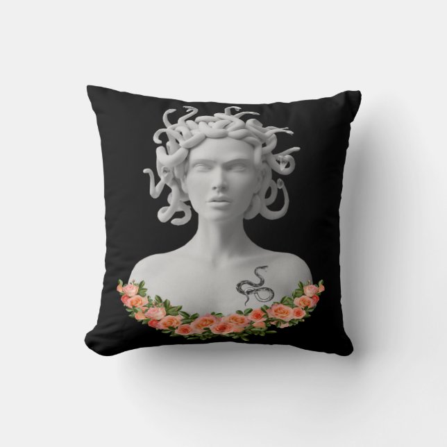 Medusa Gorgon Grekisk mytologi Kudde (Framsida)