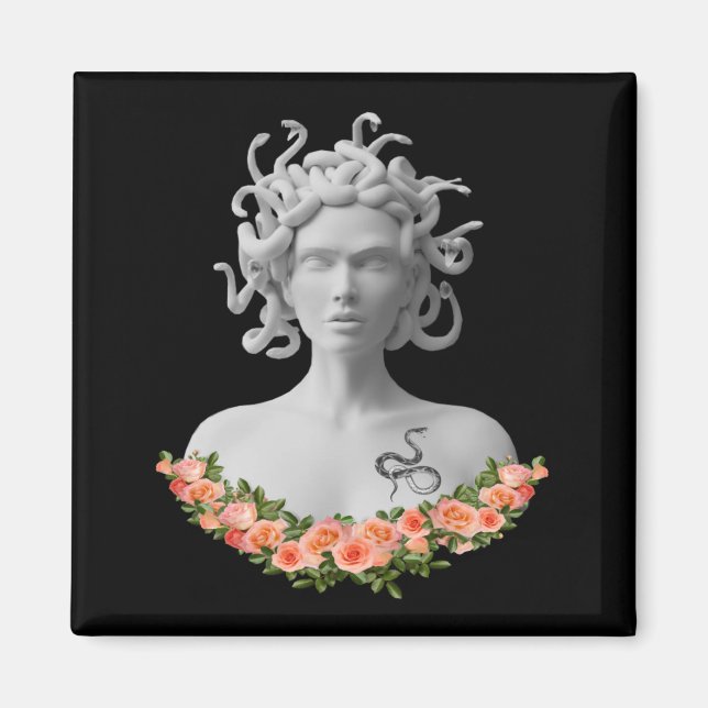 Medusa Gorgon Grekisk mytologi Magnet (Framsidan)
