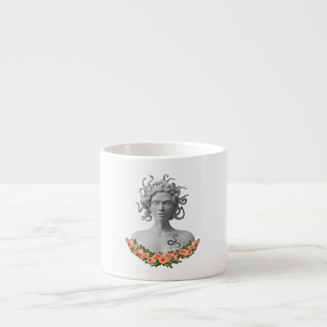 Medusa Gorgon grekiska Mythology Espressomugg (Framsidan)