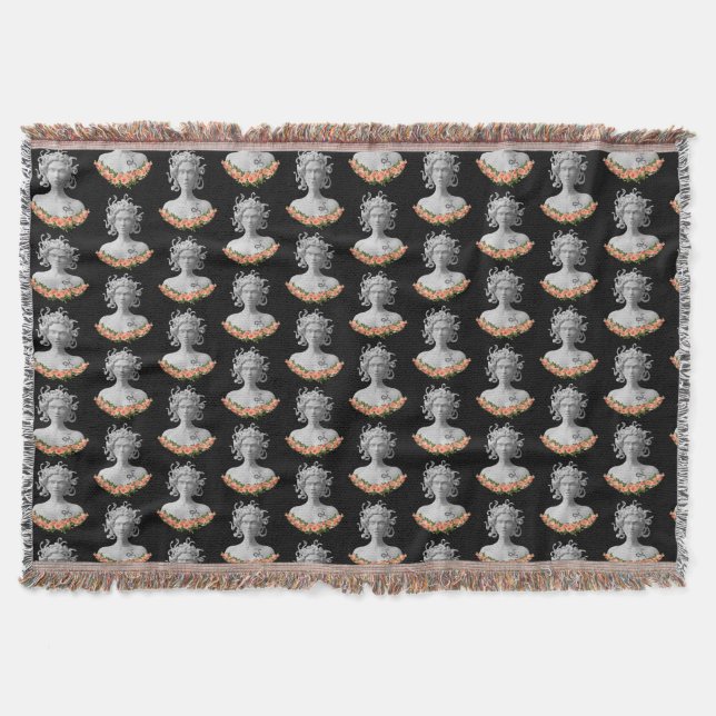 Medusa Gorgon grekiska Mythology Filt (Framsidan)