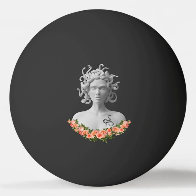 Medusa Gorgon grekiska Mythology Pingisboll (Framsidan)