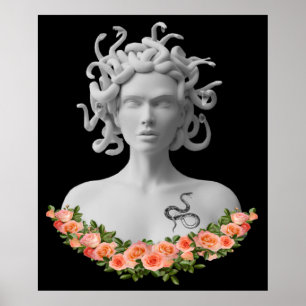 Medusa Gorgon grekiska Mythology Poster