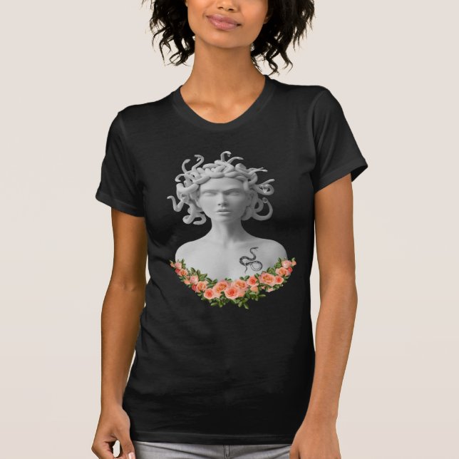 Medusa Gorgon grekiska Mythology T Shirt (Framsida)