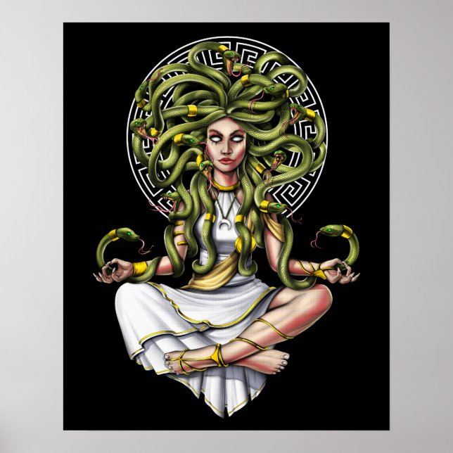 Medusa Gorgon Meditation Poster (Framsidan)