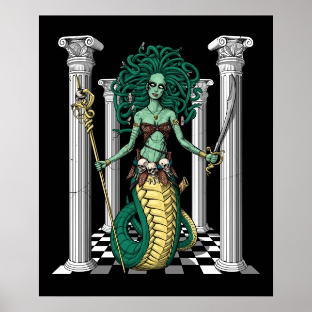 Medusa Gorgon Poster (Framsidan)