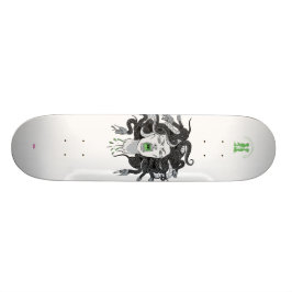 "Medusa" grått Old School Skateboard Bräda 18 Cm