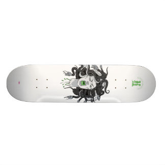 "Medusa" grått Old School Skateboard Bräda 18 Cm