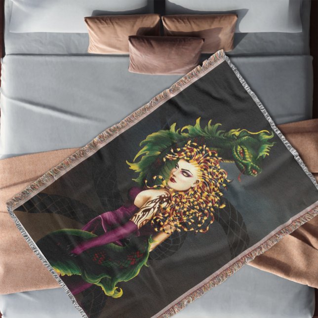 Medusa Grekiska Mythology Snake Gorgon Mysfilt (Skapare uppladdad)