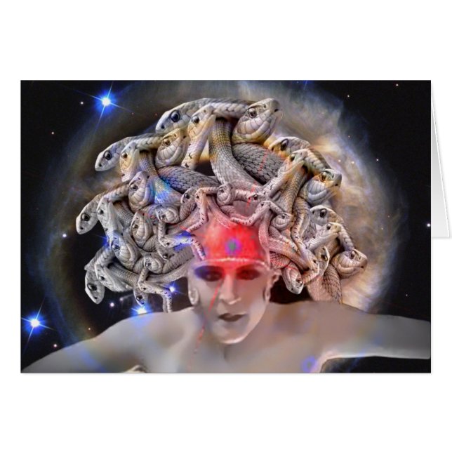 Medusa Hälsningskort (Framsidan Horizontal)