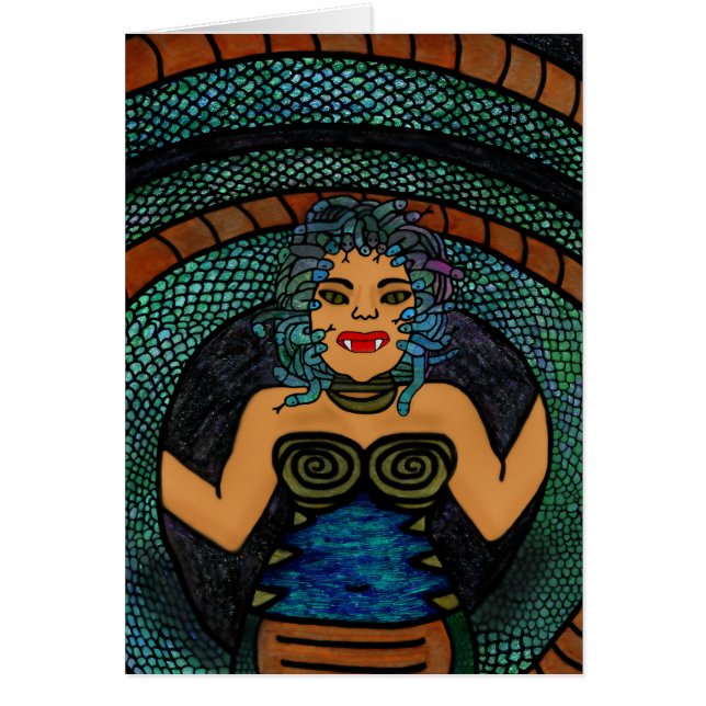 Medusa Hälsningskort (Framsidan)