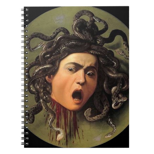 Medusa Head by Caravaggio Anteckningsbok (Framsidan)