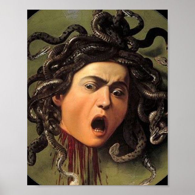 Medusa Head by Caravaggio Poster (Framsidan)
