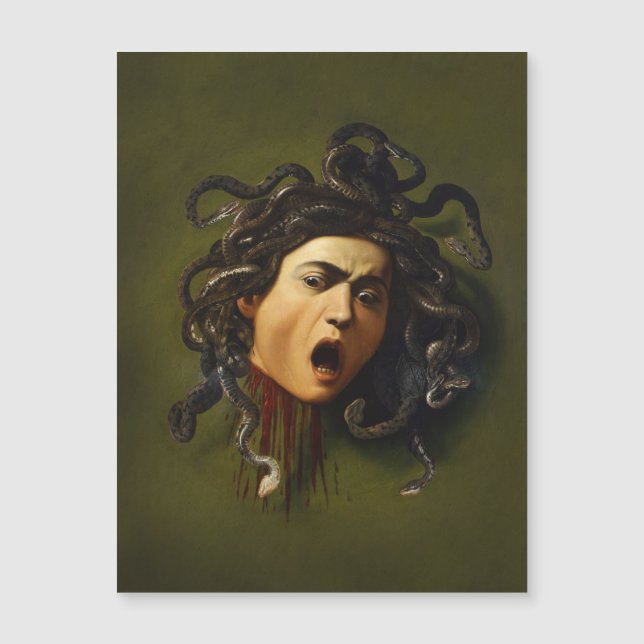 Medusa head Caravaggio målarkonst mythology canv (Framsida)