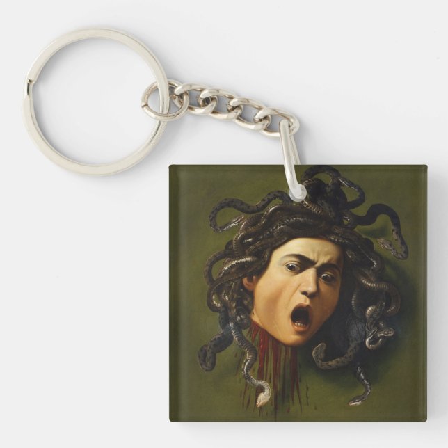 Medusa head Caravaggio målarkonst mythology canv (Framsidan)