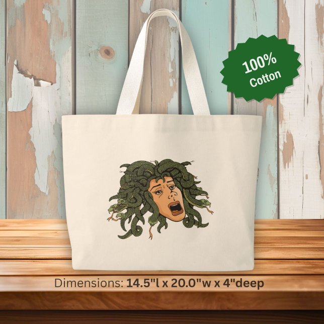 Medusa Head Jumbo Tygkasse (Skapare uppladdad)