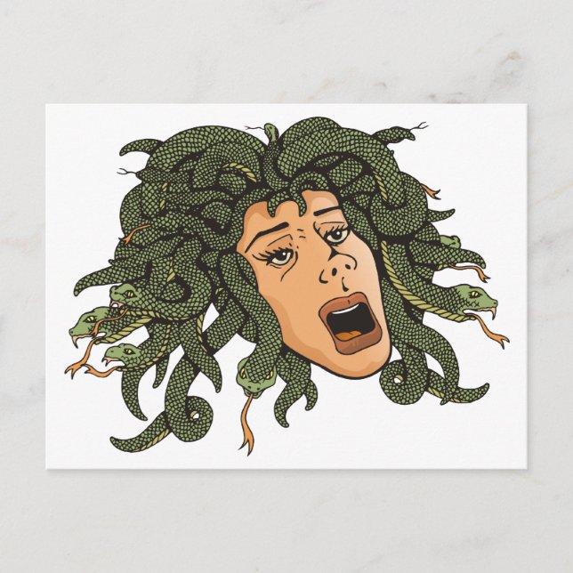 Medusa Head Vykort (Framsida)