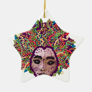 Medusa Julgransprydnad Keramik