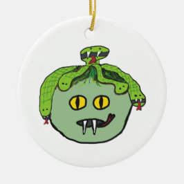 Medusa Julgransprydnad Keramik