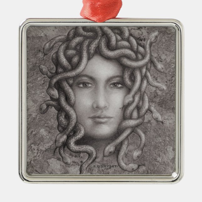 Medusa Julgransprydnad Metall (Framsidan)