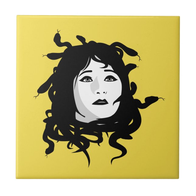 Medusa Kakelplatta (Framsidan)