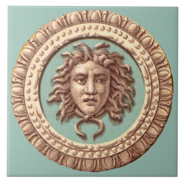 Medusa Kakelplatta (Framsidan)