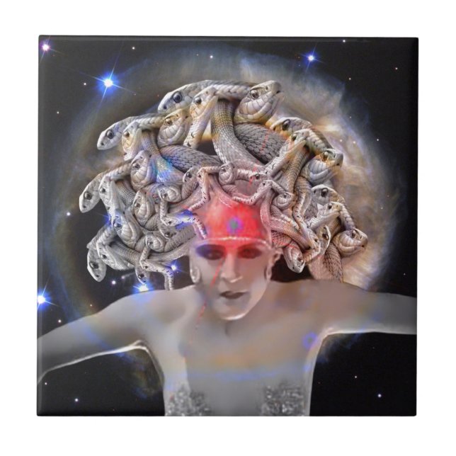 Medusa Kakelplatta (Framsidan)