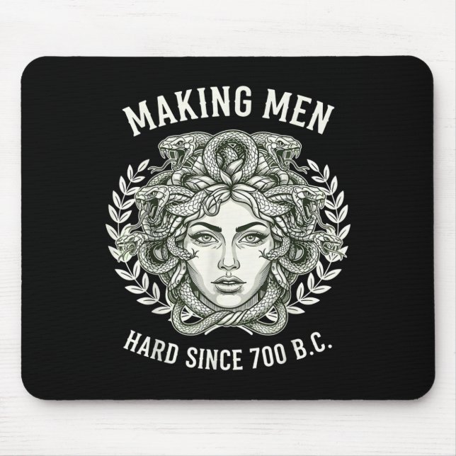 Medusa Making Men Hard Since 700 Bc Greek Funny Fe Musmatta (Framsidan)