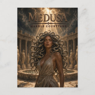 Medusa Marmorgård Mörk Cinema Vykort