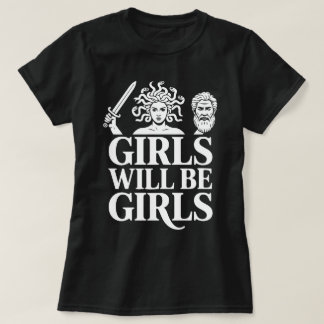 Medusa med Perseus huvud| Feministisk T Shirt
