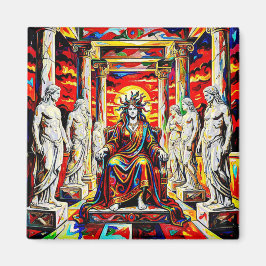 Medusa med sina offer magnet