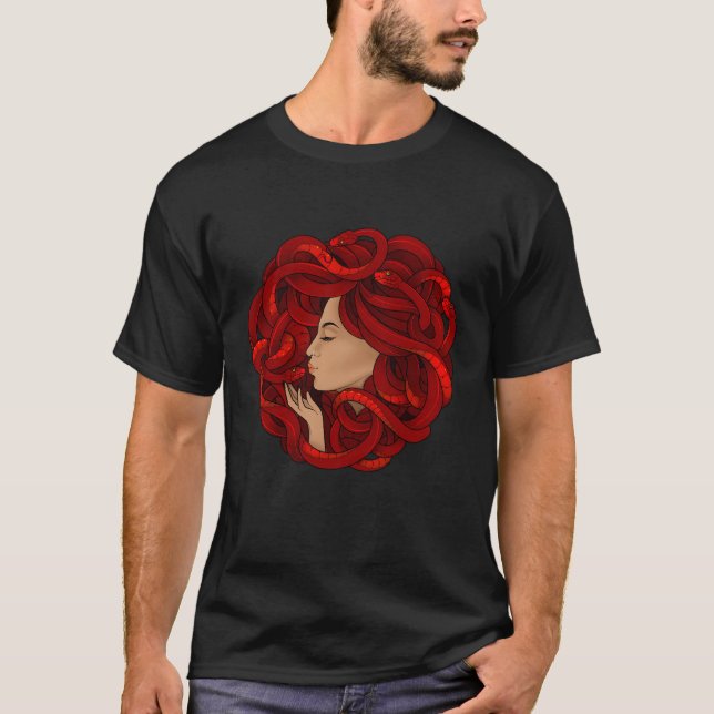 Medusa Mythology T Shirt (Framsida)