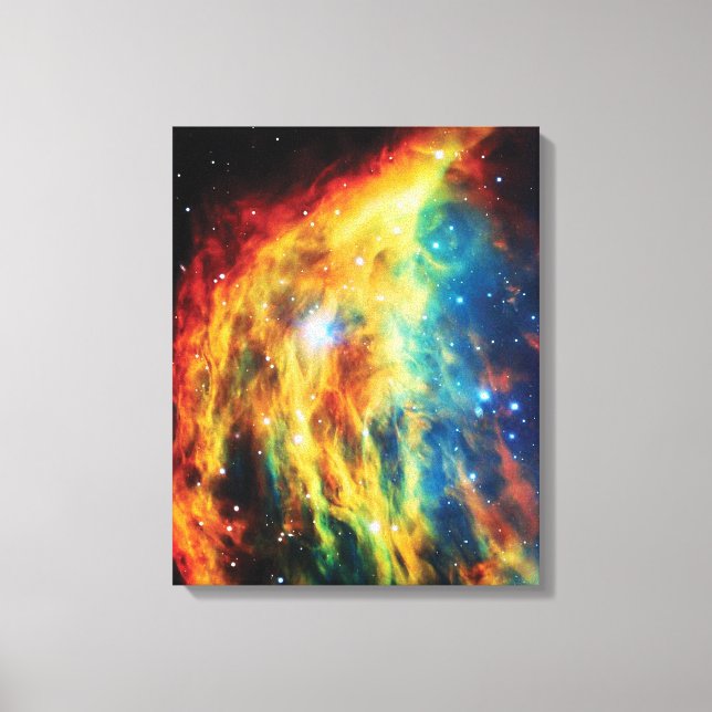 Medusa-nebulosan Hubble-rymdfoto Canvastryck (Framsida)