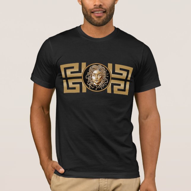 Medusa Öga GULD T Shirt (Framsida)