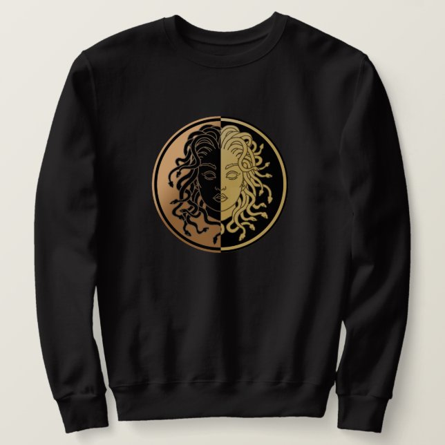 Medusa Öga Lång Ärmad Tröja (Design framsida)