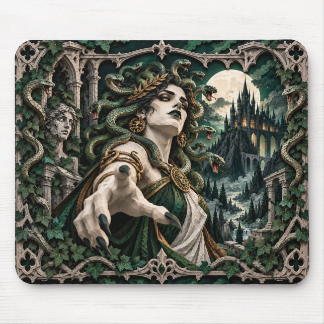 Medusa, Pappersklippsmonster Musmatta (Framsidan)