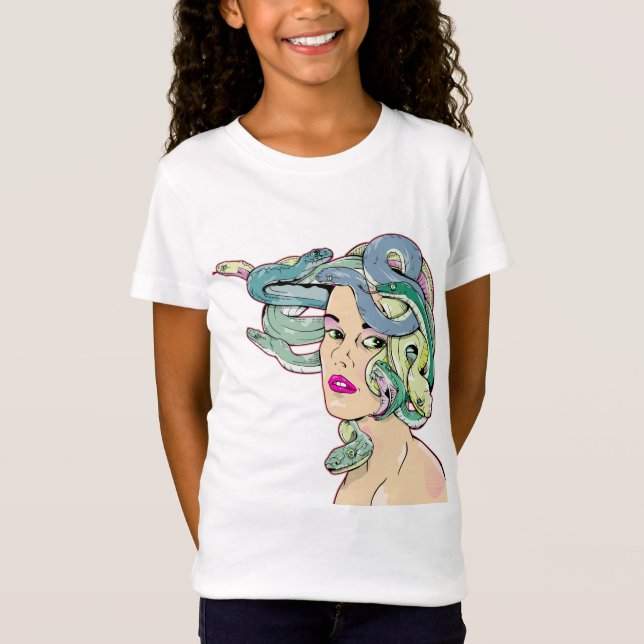 Medusa Pop art T Shirt (Framsida)