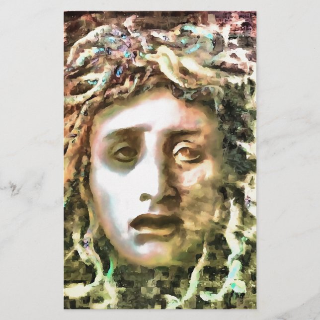 Medusa Porträtt i Gorgon Brevpapper (Framsida)