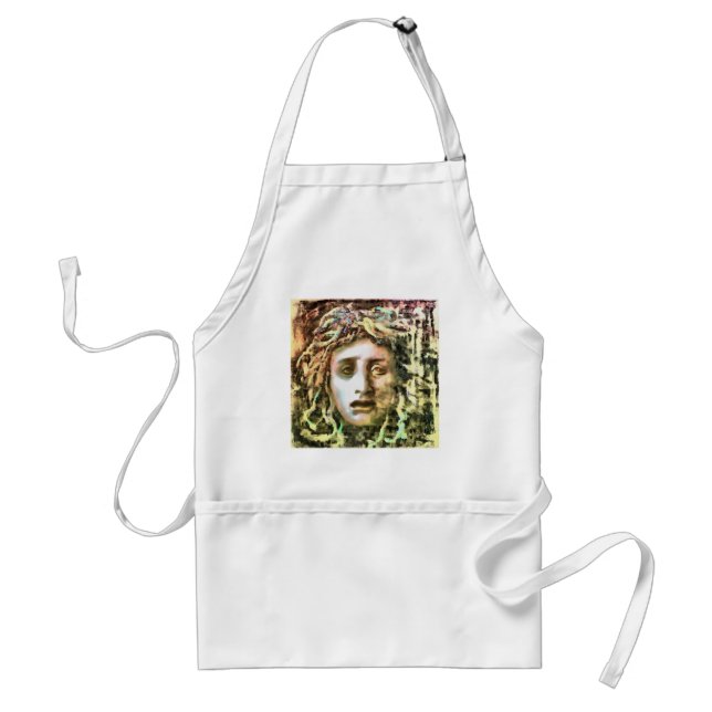 Medusa Porträtt i Gorgon Förkläde (Framsidan)