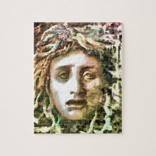 Medusa Porträtt i Gorgon Pussel