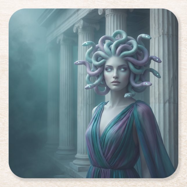Medusa presentpåse underlägg papper kvadrat (Framsidan)