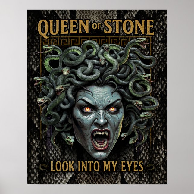 Medusa Queen of Stone Poster (Framsidan)