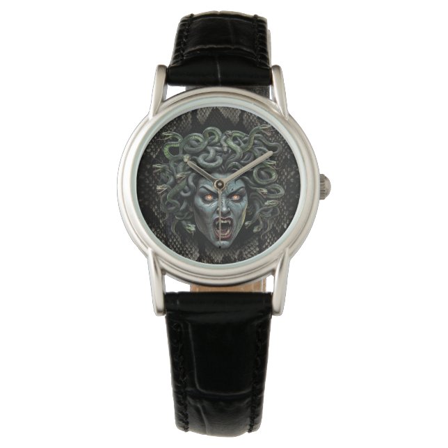 Medusa Queen of Stone Watch Armbandsur (Framsida)