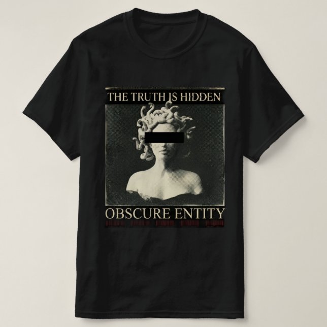 Medusa Redacted Graphic  T Shirt (Design framsida)