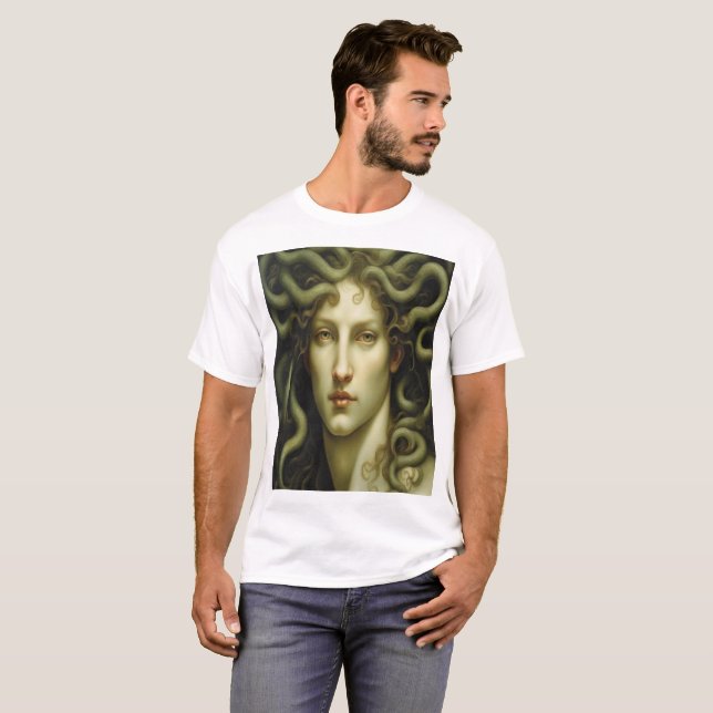 Medusa Renaissancen Stil T Shirt (Hel framsida)