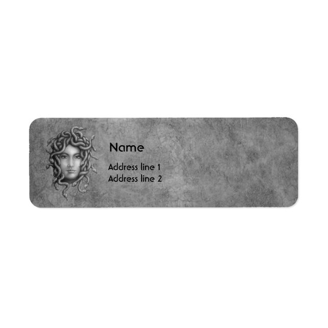 Medusa Returadress Etikett (Framsidan)